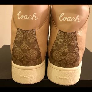 NWB Coach Sig Hightop Tennis Sz 10